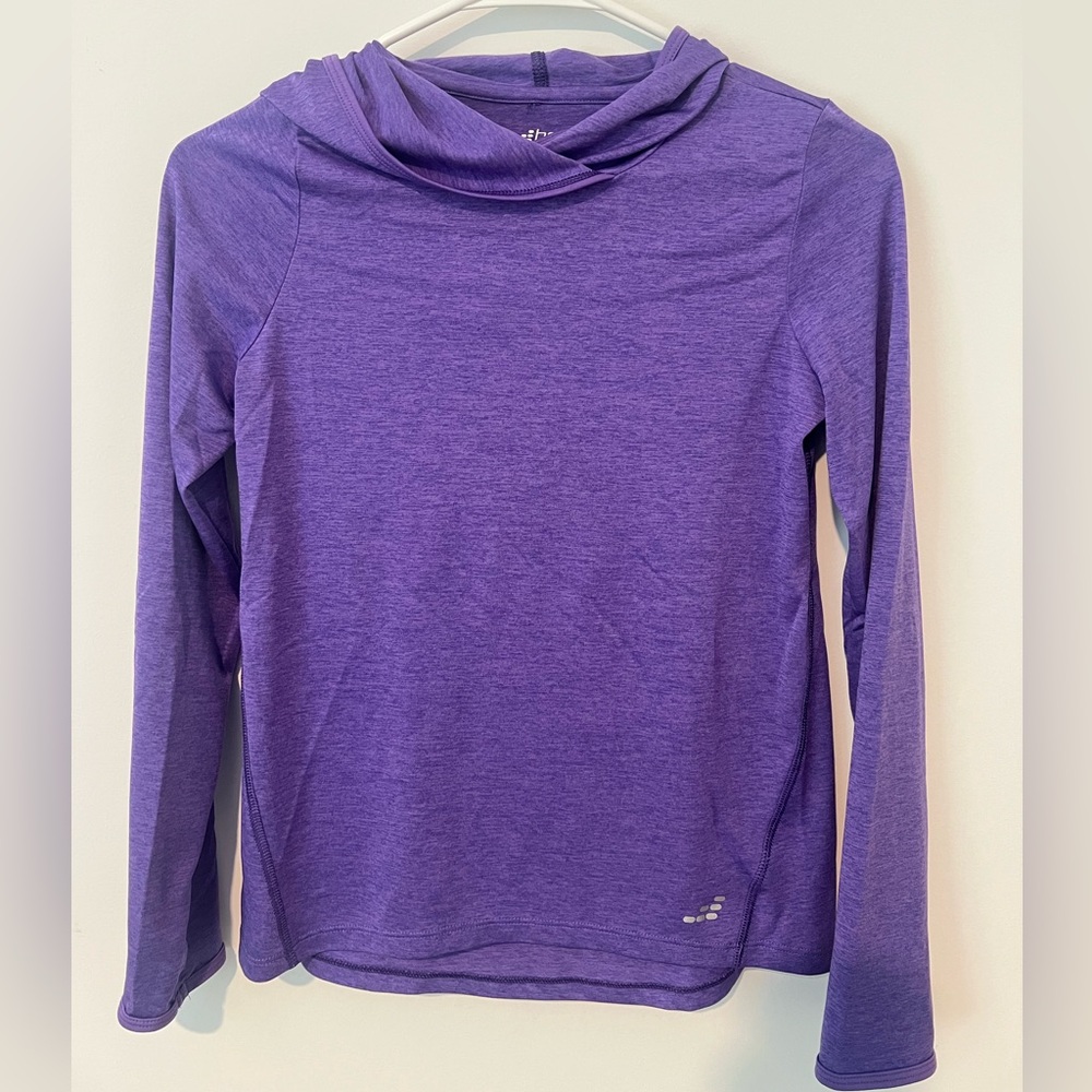 BCG Purple Fitted Long Sleeve Sweatshirt